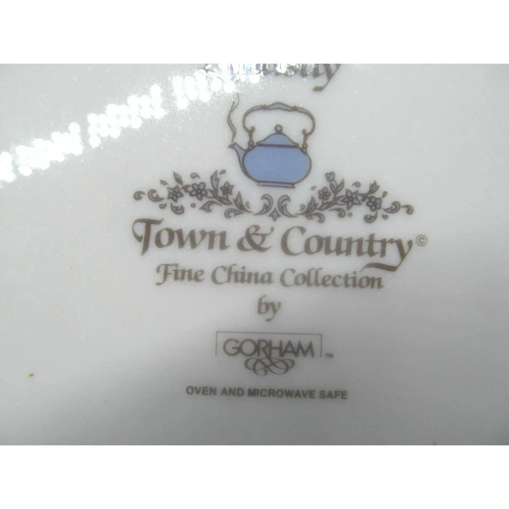 Gorham Town & Country Lindsay Salad Plates Bundle of 4